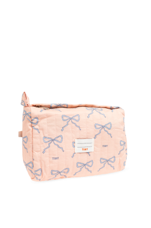 Tiny Cottons Cosmetic bag with bow pattern