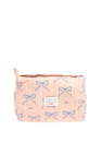 Tiny Cottons PINK Cosmetic bag with bow pattern