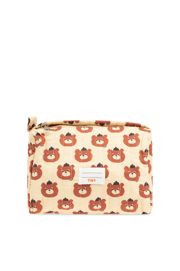 Tiny Cottons Cosmetic bag with bear motif