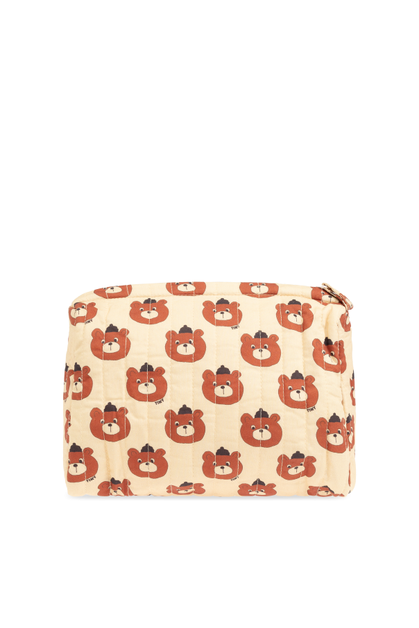 Tiny Cottons Cosmetic bag with bear motif