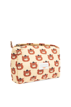 Tiny Cottons Cosmetic bag with bear motif