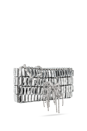 Self-Portrait Clutch con cristales brillantes