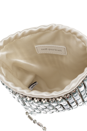 Self-Portrait Bolso de hombro con cristalitos brillantes