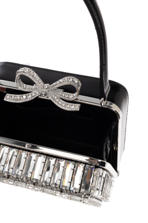 Self-Portrait Handbag with shimmering embellishments