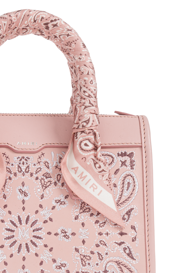 Amiri Bolso de mano "Bandana Triangle Micro"