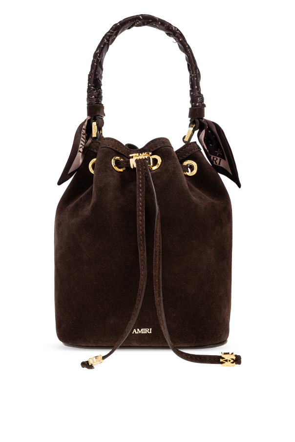 Suede handbag od Amiri