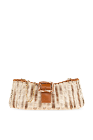 Clutch bag with logo