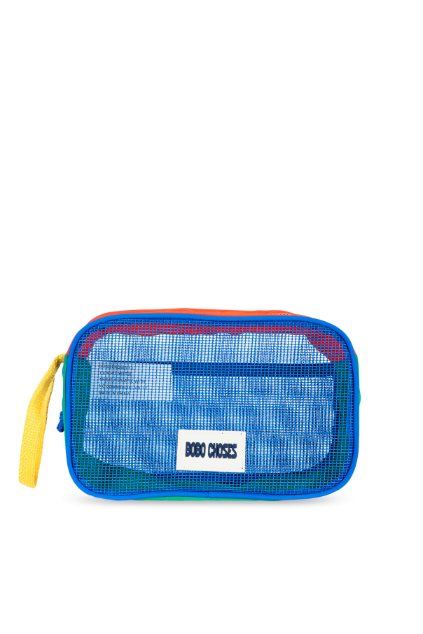 Cosmetic bag with logo patch od Bobo Choses