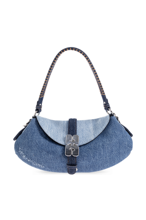 Denim bag with a vintage effect