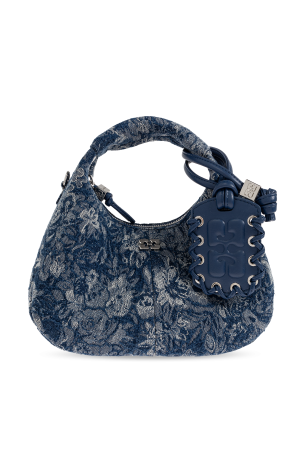 Handbag with floral motif od Ganni