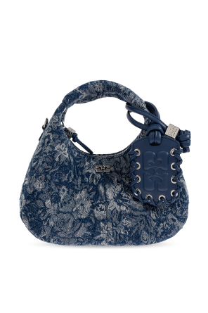 Handbag with floral motif