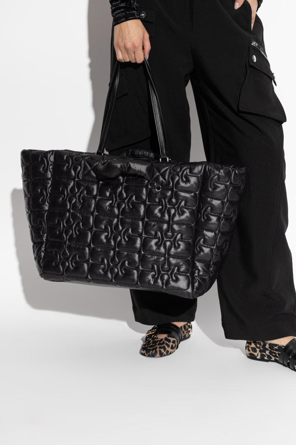 Ganni Mala acolchoada tipo "shopper"