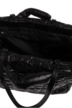 Ganni Mala acolchoada tipo "shopper"