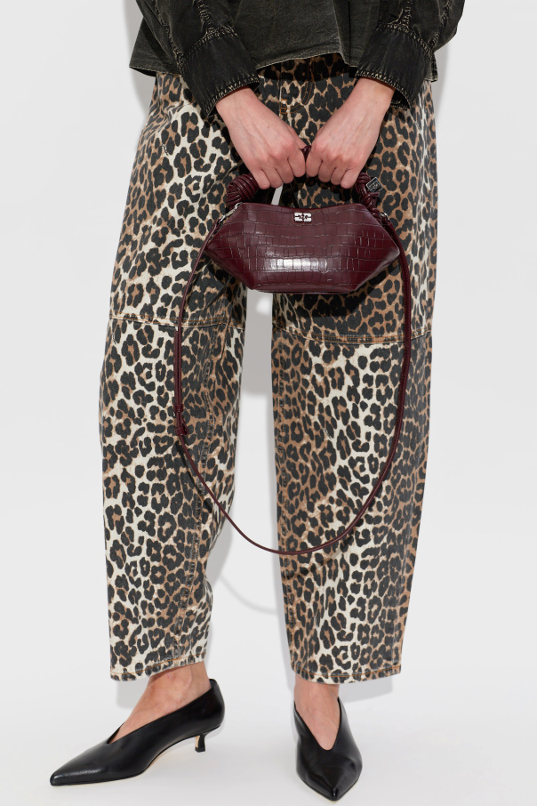 Ganni Handheld bag made of eco leather