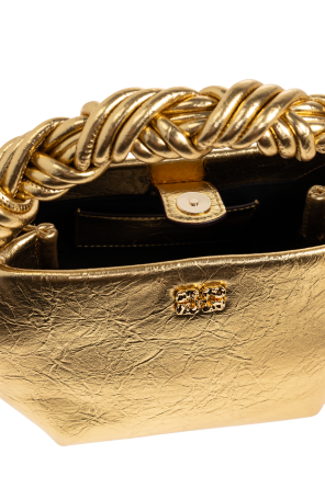 Ganni Mala de mão em pele ecológica