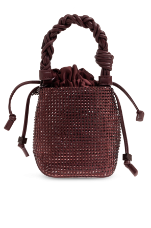 Ganni Bolso de mano con cristales brillantes