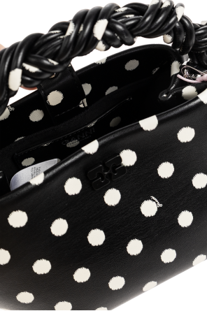 Ganni Torba do ręki z eco skóry