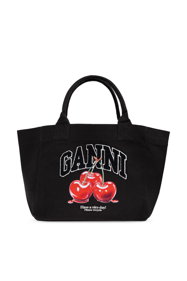 Shopper bag with logo od Ganni