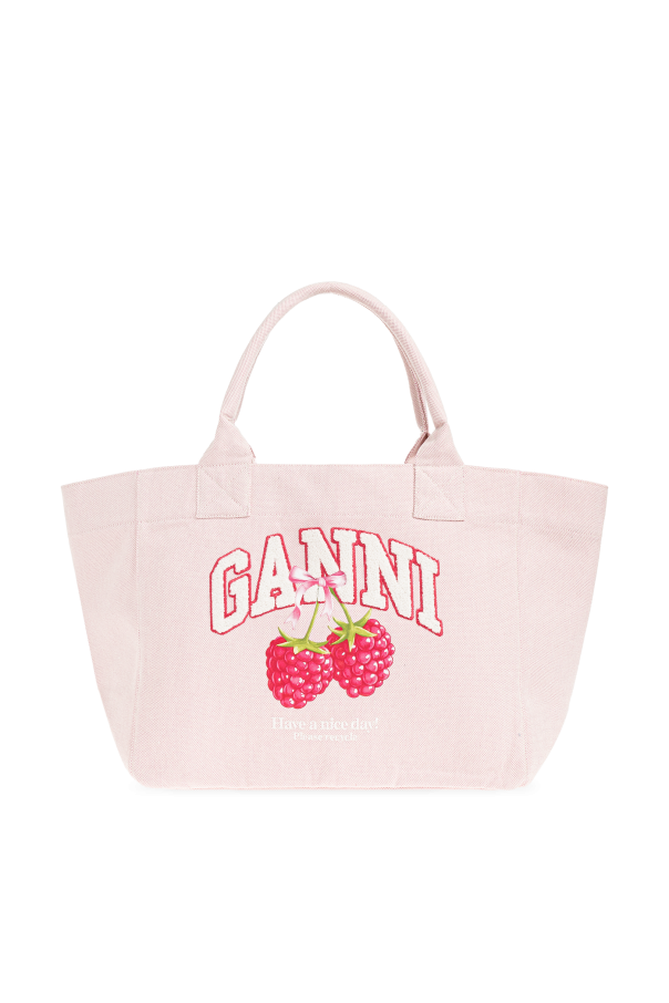Shopper bag with logo od Ganni