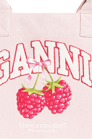 Ganni Shopper bag with logo