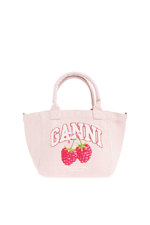 Shopper bag with logo od Ganni