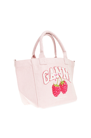 Ganni Shopper bag with logo