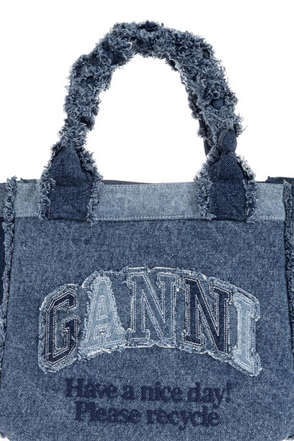 Ganni Shopper bag with logo