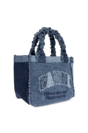 Ganni Shopper bag with logo