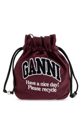 Bag with embroidered logo