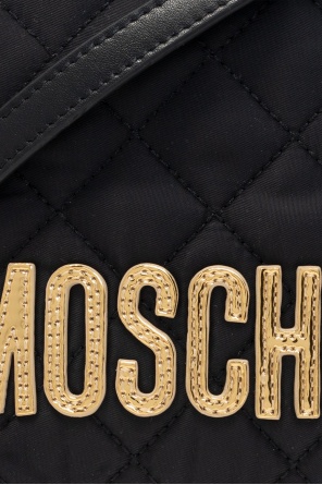 Moschino mini Downtown logo patch backpack