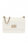 appliqued clutch salvatore ferragamo bag granita