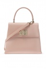 pink chloe alison leather tote bag