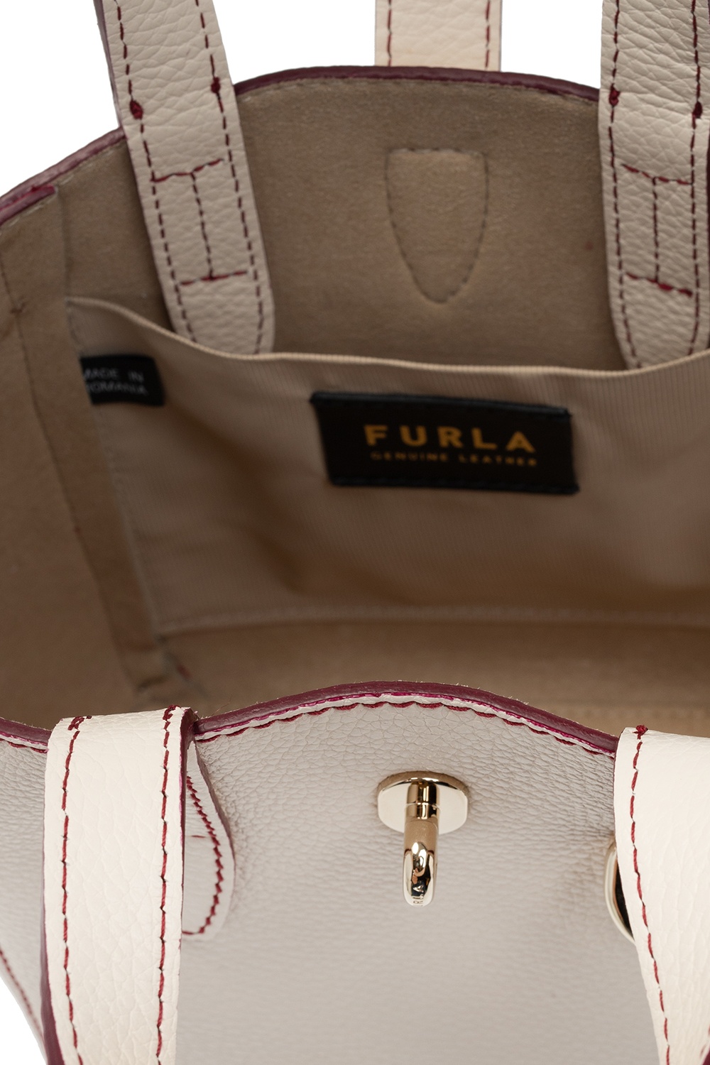 Furla 'leopard Sicily top-handle bag