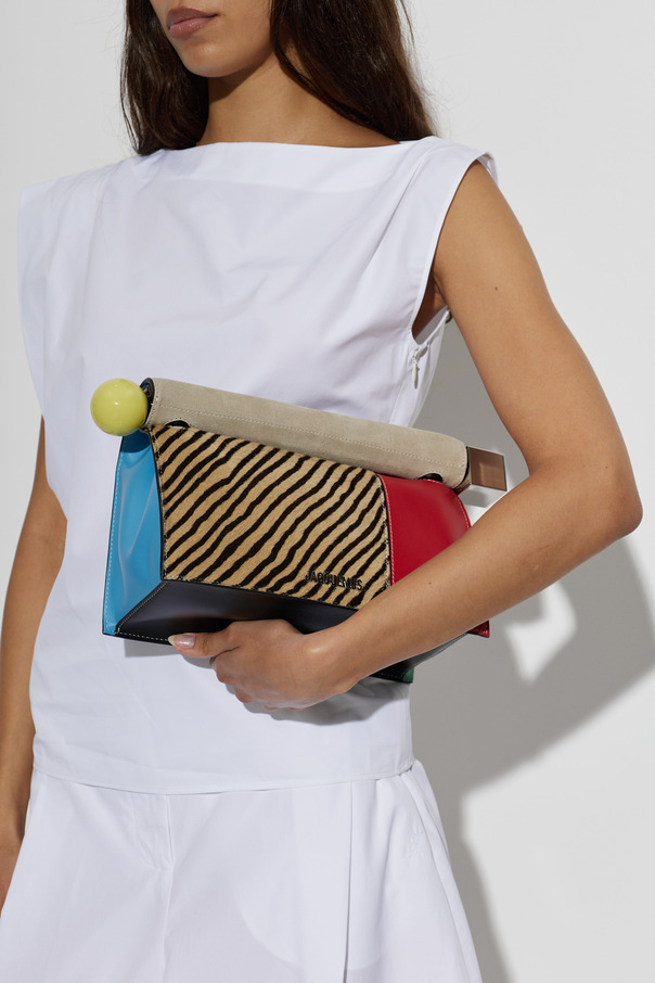 Jacquemus Leder-Tasche ‘Rodna Carre’