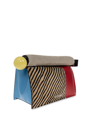 Jacquemus Leder-Tasche ‘Rodna Carre’