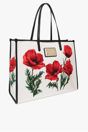 Dolce & Gabbana Shopper bag with floral motif
