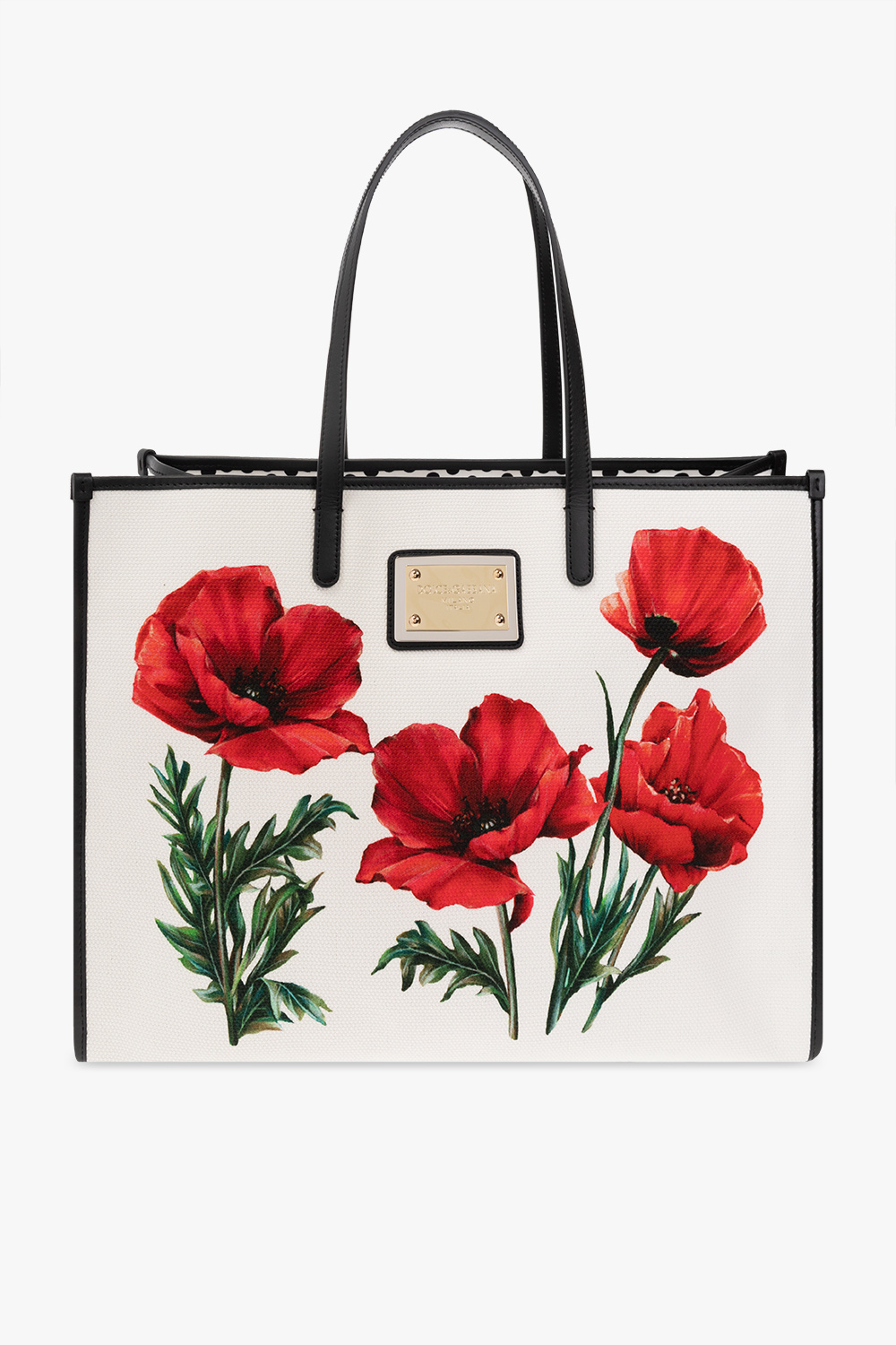 Dolce & Gabbana Shopper bag with floral motif