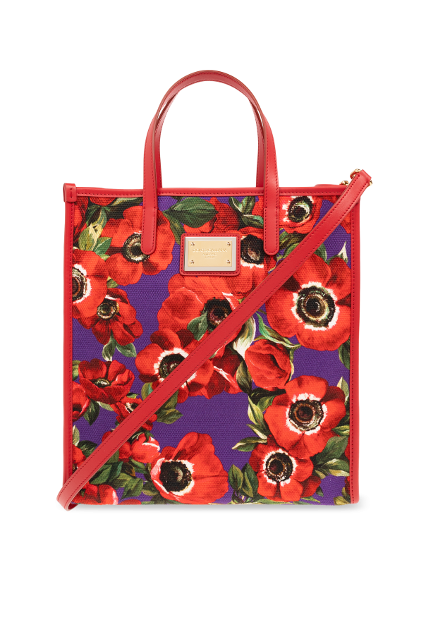 Floral shopper bag od Dolce & Gabbana