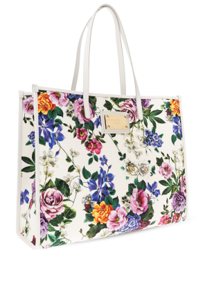 Dolce & Gabbana Shopper bag with floral motif