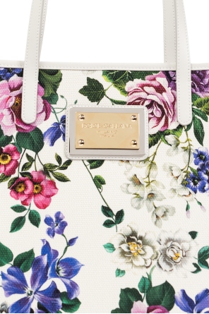 Dolce & Gabbana Shopper bag with floral motif