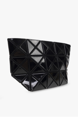 Coccinelle leather crossbody bag ‘Prism’ wash bag with geometrical pattern