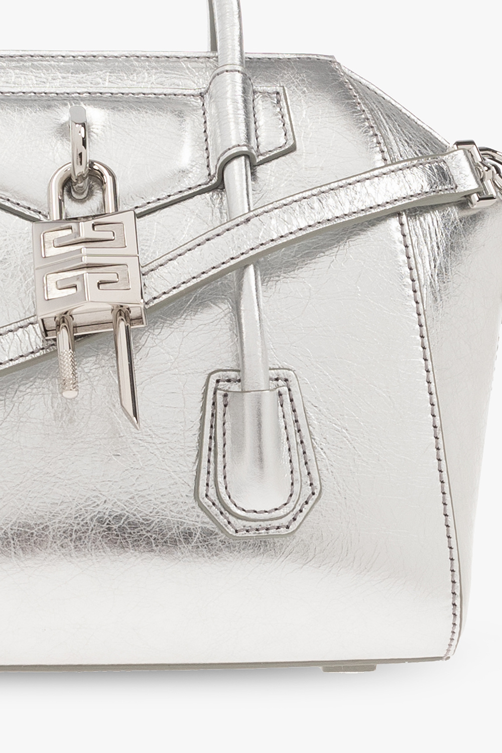 Givenchy Mini Antigona Lock Bag Khaki For Women, Women's Handbags