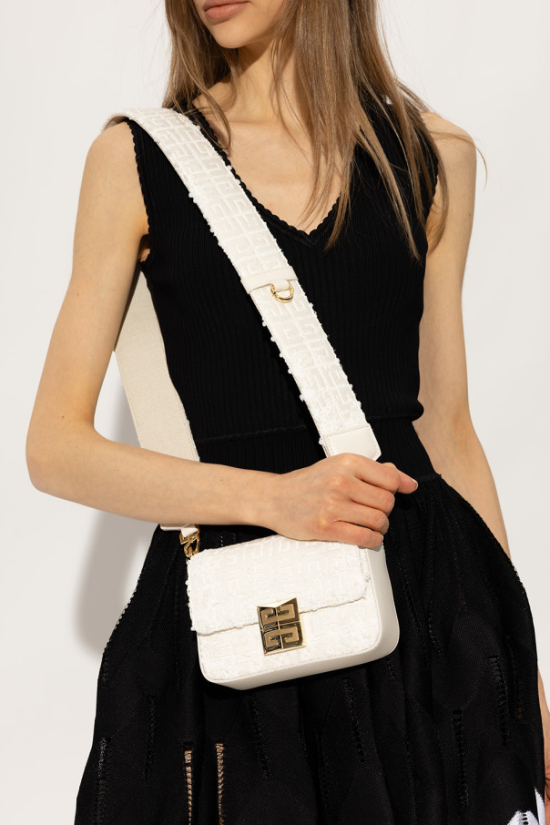 Givenchy Tweedowa torba na ramię ‘4G Small’