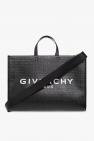 clutch bag with a printed logo givenchy accessories