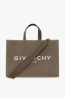 Givenchy pouch embroidered-logo ribbed-knit beanie Violett