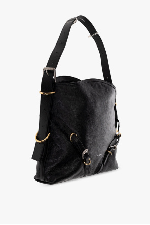 givenchy patent ‘Voyou Medium’ shoulder bag