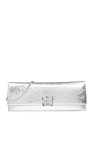 Givenchy SILVER Clutch 4G Liquid