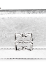 Givenchy SILVER Clutch 4G Liquid