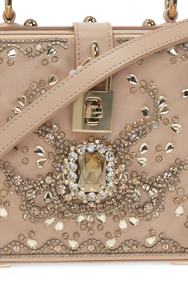 IetpShops | Women's Bags | Dolce & Gabbana 'Box' embellished shoulder bag |  Tecnologias Dolce & gabbana 738940 Bikini Top
