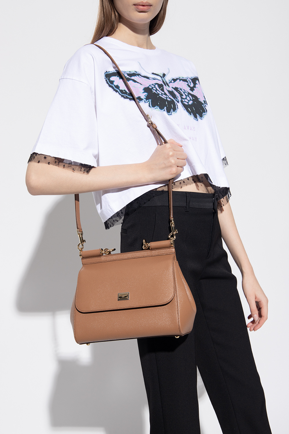 Dolce & Gabbana Small Sicily Shoulder Bag